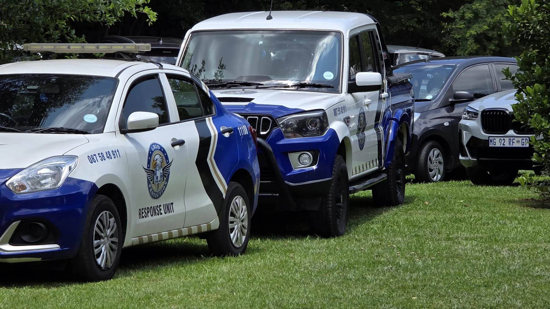 Actual Grid Protection security response vehicles